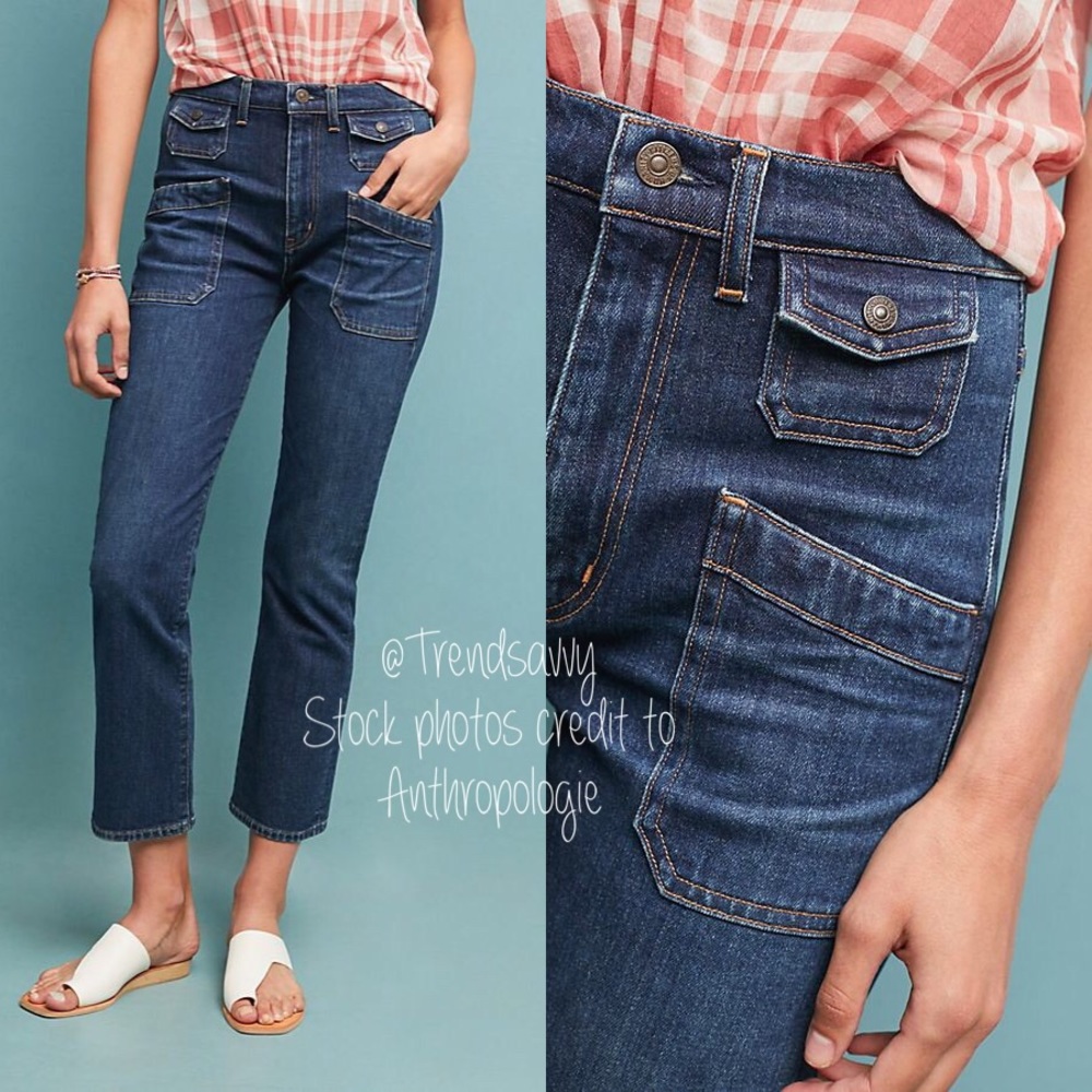 Citizens of Humanity High-Rise Cropped Flare Jeans - Picture 2 of 2